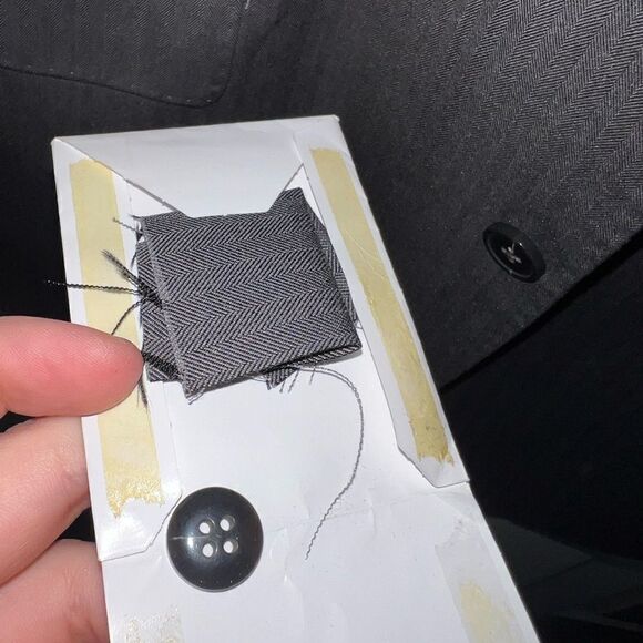 Valentino suit jacket mens grey and red size medium/large fancy red interiorior - Picture 6 of 7